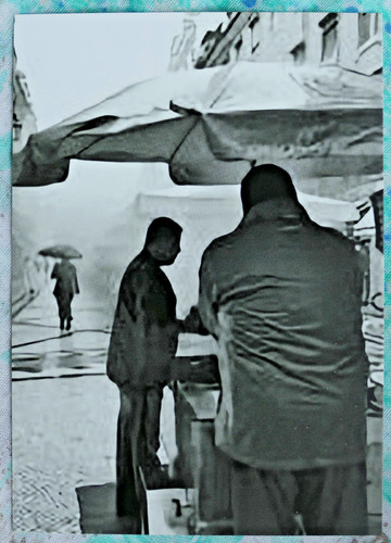 Postkarte imbissstand - postkarte_imbissstand, in
