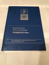 Reparaturhandbuch Für Personenkraftwagen Trabant 601 Jahr 1980     18 Auflage