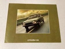 Citroen Prospekt GS original