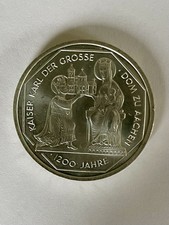 10 Deutsche Mark Müntze 1200 Jahre  Karl Der Große