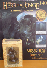 Herr der Ringe Sammelfiguren Nr. 140 Uruk Hai Bomber in Helms Klamm  OVP + Heft