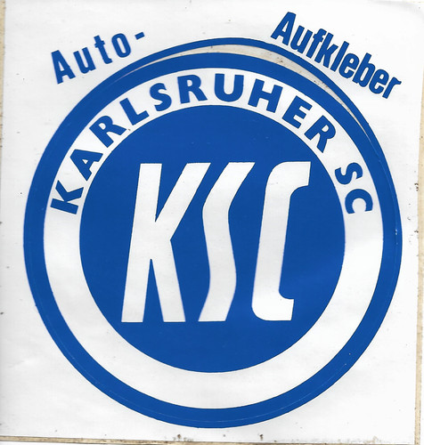 Autoaufkleber karlsruher - karlsruher, sc