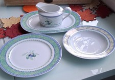 Flirt by R&B Pflaumendekor  Tafelservice 18tlg. mit Servierplatte und Sauciere