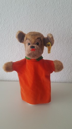 Steiff handpuppe hund 6464 - handpuppe,