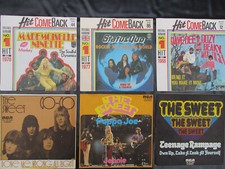 THE SWEET, STATUS QUO 7" :   6 Leercover ohne Vinyl in gebrauchtem Zustand.