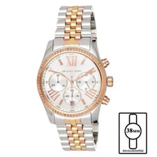 Damen Uhr Mk5735 Chrongraph Lexington Bicolor Gold Rosè Silver Ø38 mm Edelstahl