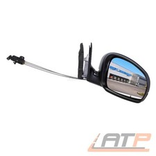 AUßENSPIEGEL SPIEGEL RECHTS KONVEX MANUELL SCHWARZ FÜR SKODA FABIA 5J BJ 06-14