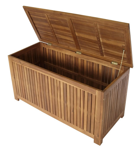 Auflagenbox 117x50cm akazie - auflagenbox,