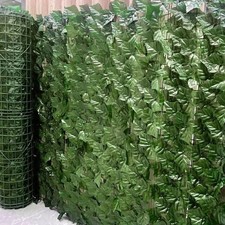 1-30m Künstliche Efeu Hecke Sichtschutz Windschutz Balkonverkleidung Blätterzaun
