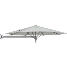 Ampelschirm Sonnenschirm Grau-Silber mit Dreh- & Neigungsfunktion Ø 245 cm