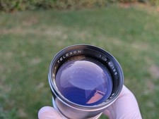 M39 Objektiv Staebele Telexon 135mm f/3.8 für Braun Paxette 10 Blades GUT