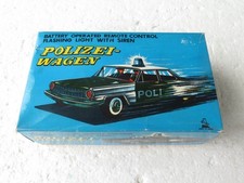 Blechspielzeug Blechauto Opel Rekord Oldtimer Polizei OVP unbespielt elektro neu