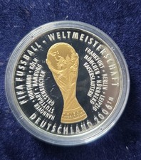Medaille Deutschland, Fußball-WM Deutschland 2006, mit Gold Applikation
