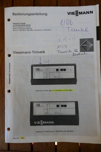 Viessmann trimatik 7450 285 - viessmann,
