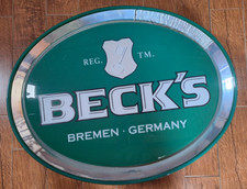 Leuchtreklameschild von becks - von,