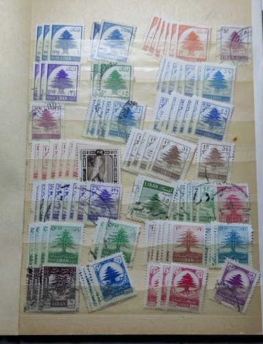 Altes briefmarken album - altes,