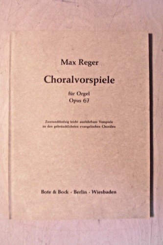 Alte notenhefte max reger - alte,
