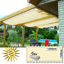 Seilzugsystem Seilspannmarkise