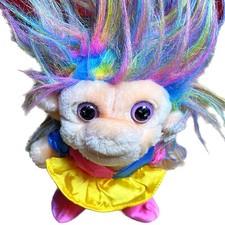 Vintage Troll Puppe Bunte Haare 90er Jahre Spielzeug Doll 90s Rare Zaubertroll
