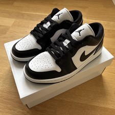 Nike Wmns Air Jordan 1 Low Black White Panda Damen Sneaker Schuh NEU