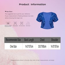 Damen Jacke Pailletten Bolero