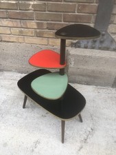 Blumenbank PLANT STAND Pflanzen / Blumenetagere Nierentisch Mid Century vintage