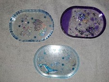 Kleines Tablett-Dekoschale- Epoxidharz-Geschenkidee-Handarbeit