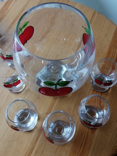 Bowle set 7tlg glas - bowle,