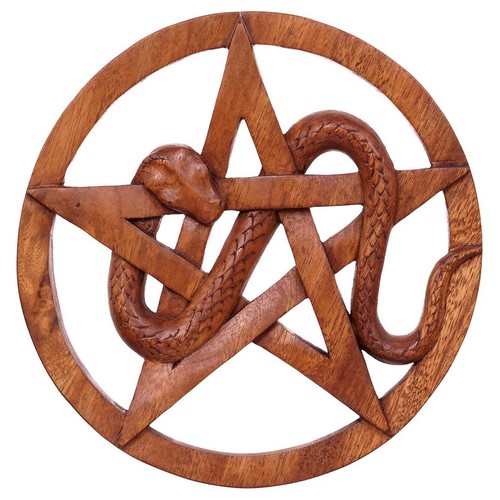 Schlange mit pentagramm aus - schlange,