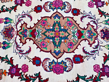 handgeknüpfte Orient Brücke Perser Teppich Isfahan semi antik TOP Zustand