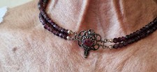 Jugendstil Granat Collier 835