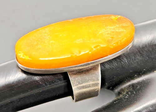 196 schöner bernstein ring - nr.196,