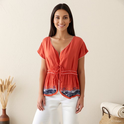 Boho hippie tunika bluse - boho,