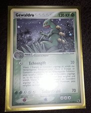 Pokemon Karte Gewaldro Ex Rubin & Saphir Holo Rare deutsch Top-Zustand von 2003