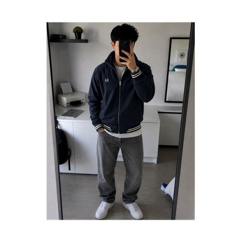 Fred perry herren bomberjacke - fred,