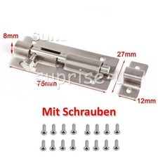 4 Satz 75mm Edelstahl