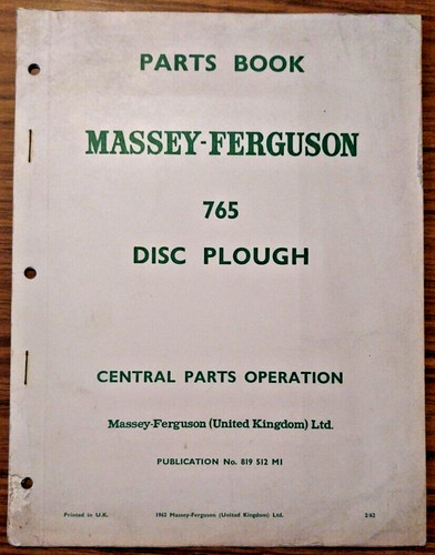 Teilebuch massey ferguson 765 - massey,