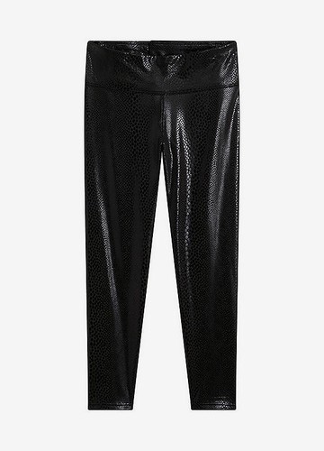 Lederimitat leggings 36 - gr., 36/38
