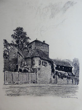 Ernst Liebermann (1869 - 1960) - Augsburg, Radiotinto Kupfertiefdruck