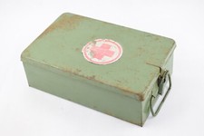 DDR NVA Verbandskasten original mit Inhalt KFZ Verbandkasten Blech Sani-Kasten