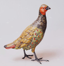 Bronzefigur Rebhuhn Vogel