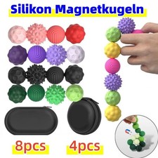 8/4pcs Silikon Magnetkugeln