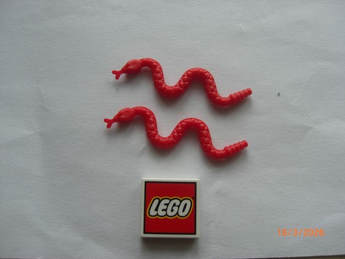 Lego schlangen rot - 2x, /