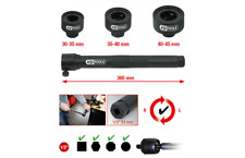 KS TOOLS Axialgelenk-Spezialschlüssel-Satz, 4-tlg. Axialgelenken an Spurstangen