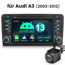 2+64GB Android 14 Für AUDI A3 8P 2003-2012 Autoradio Apple Carplay GPS Navi WIFI