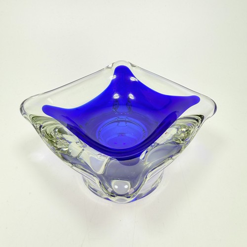 Böhmisches kunstglas schale - kunstglas,
