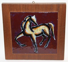 Pferd signiertes emaille - ,,
