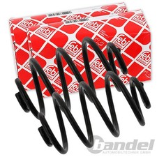 2x FEBI FAHRWERKSFEDER HINTEN