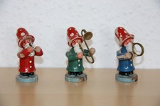 RARITÄT! VORKRIEGS - ZWERGENKAPELLE - ZUGPOSAUNE - FLÖTE - BASSHORN - 6 cm