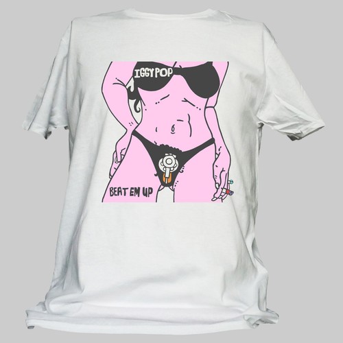 Iggy pop punk rock kurzarm - iggy,